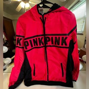 Hot PINK windbreaker